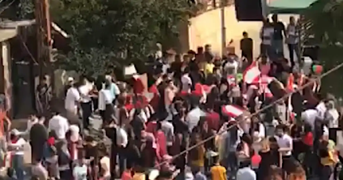 مظاهرات لبنان 17 تشرين - مزبود إقليم الخروب